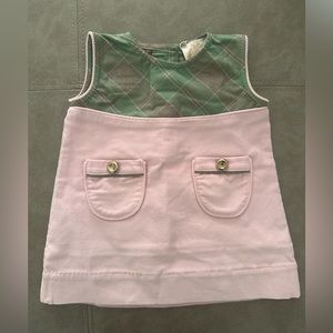 NWT TBBC Jill Jumper - Corduroy in Palm Beach Pink / Mirador Place Plaid